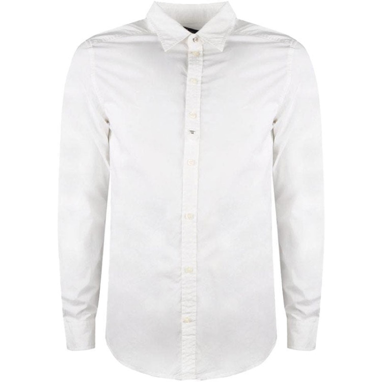 Diesel R Sghei Men's Shirt Slim Fit Casual Cotton Long Sleeve Outwear Work Office