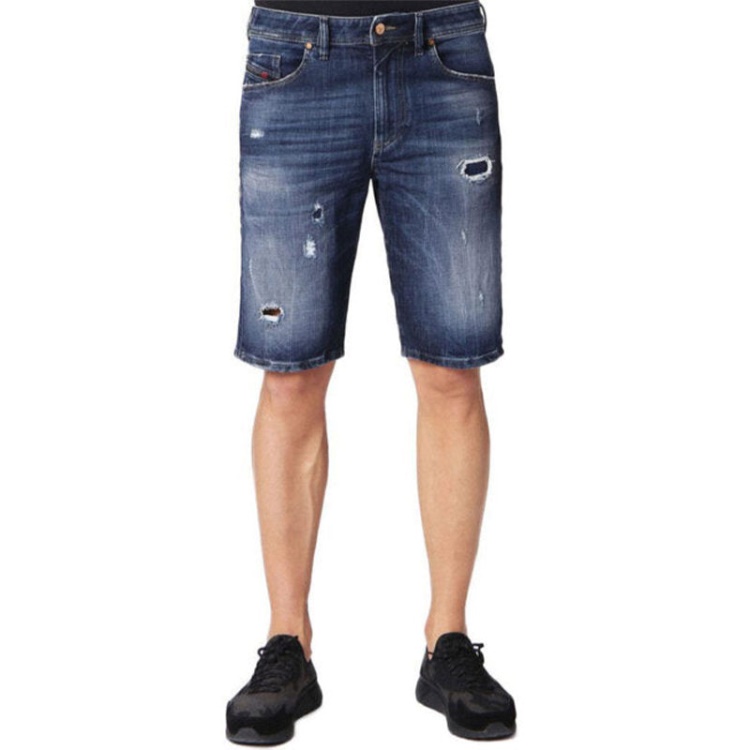 Diesel Thoshort 084Qt Men's Denim Jeans Shorts Summer Casual Beach Faded Shorts