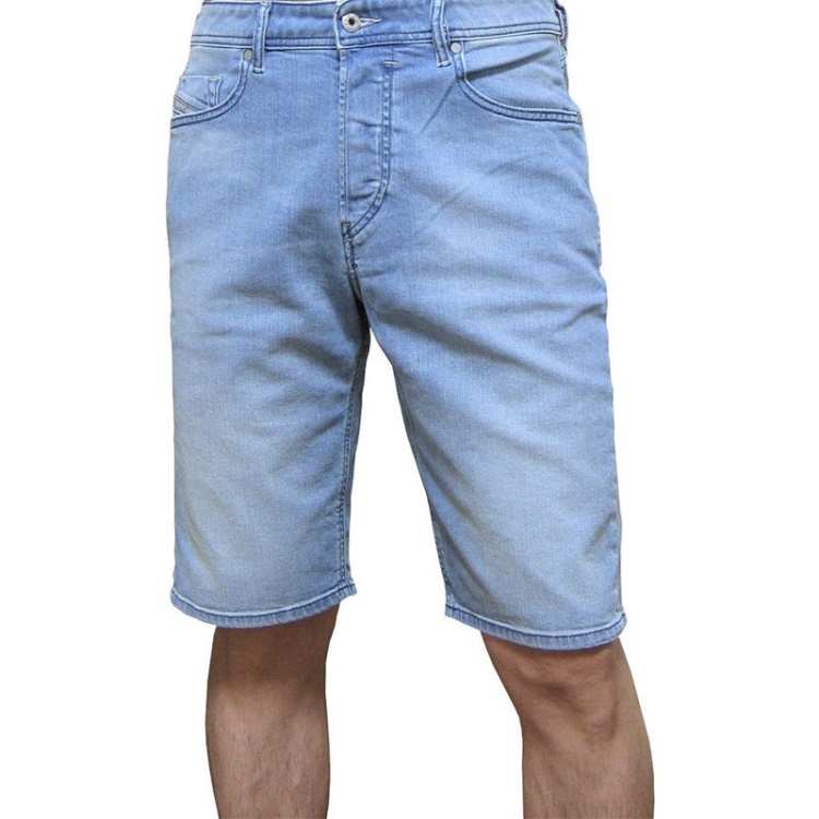 Keeshort Rn84Q Men's Denim Jeans Shorts Summer Casual Beach Faded Shorts Diesel