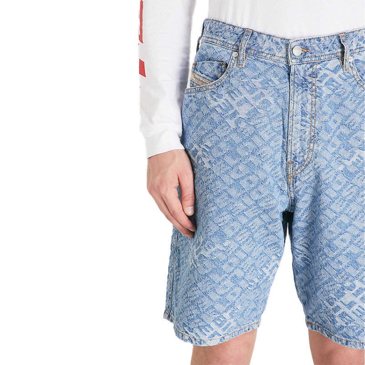 Diesel D Willoh 084Ww Men's Shorts Denim Jeans Regular Fit Summer Casual Shorts