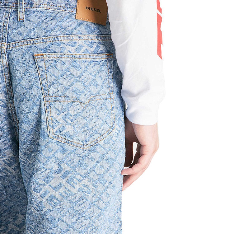 Diesel D Willoh 084Ww Men's Shorts Denim Jeans Regular Fit Summer Casual Shorts