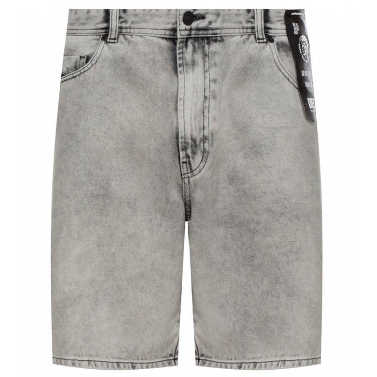 D Willoh 0Nawa Men's Denim Jeans Shorts Summer Casual Beach Faded Shorts Diesel