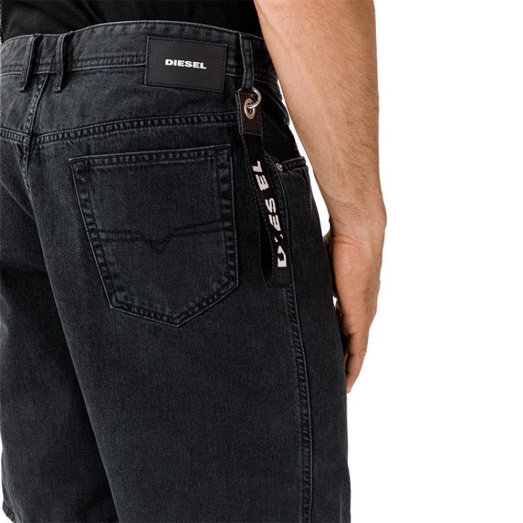 D Willoh Men's Shorts Denim Jeans Summer Casual Cotton Beachwear Loose Fit Diesel