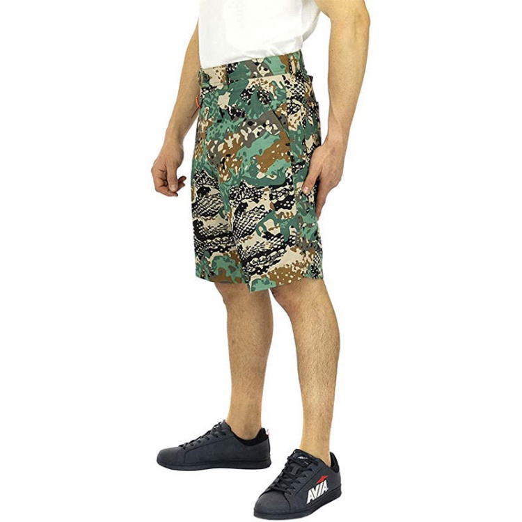 Diesel P Frank 0Eavd Men's Short Regular Fit Summer Relax Casual Camou Half Pants