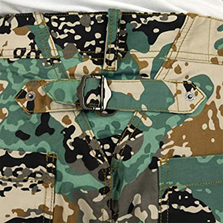 Diesel P Frank 0Eavd Men's Short Regular Fit Summer Relax Casual Camou Half Pants