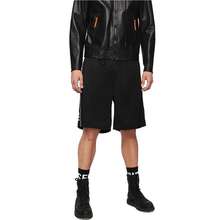 P Hitoshi 0Watf Men's Shorts Regular Fit Summer Casual Bermuda Shorts Diesel Dark Beige/Off White