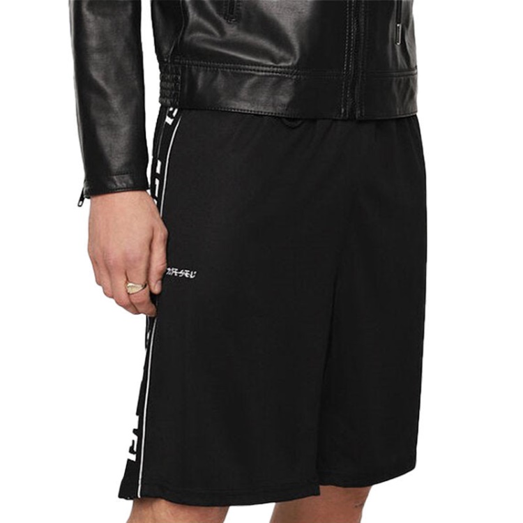 P Hitoshi 0Watf Men's Shorts Regular Fit Summer Casual Bermuda Shorts Diesel Dark Beige/Off White