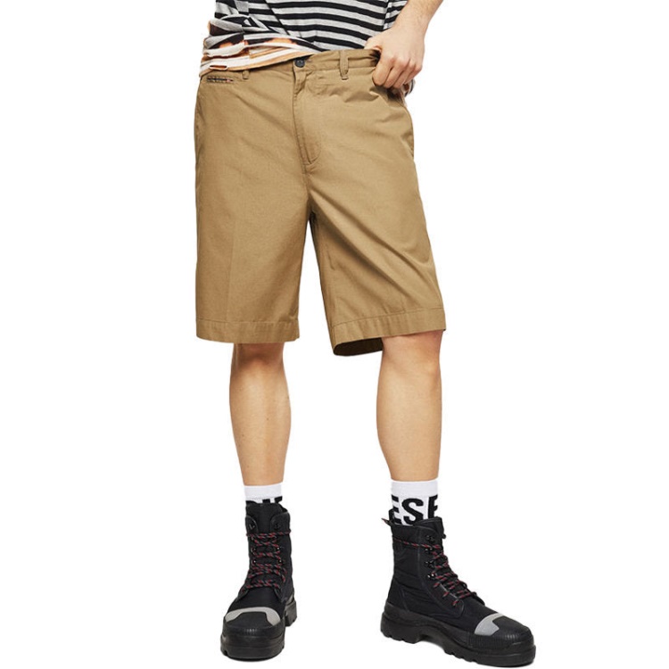 Diesel P Wholsho 0Gauy Men's Chino Shorts Regular Fit Summer Casual Half Pants