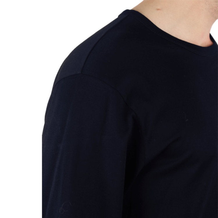 T Joses 0Iaou Men's T Shirt Long Sleeves Crew Neck Summer Casual Black Tee Diesel