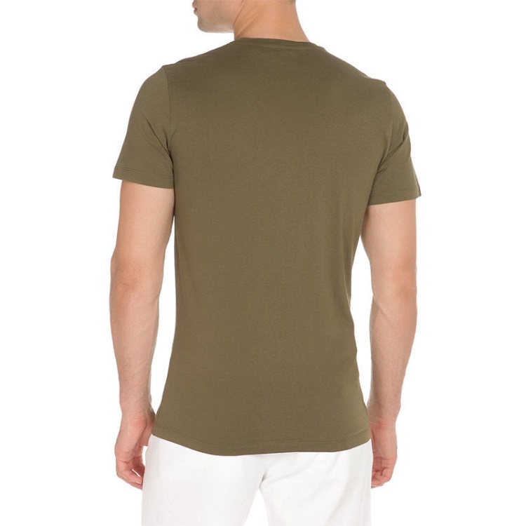 Diesel T Feddo Men's T Shirt Crew Neck Short Sleeve Cotton Tee Olive Mohawk Print