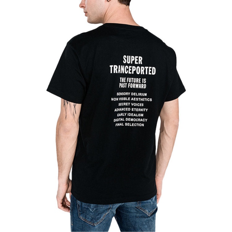 T Diego Wal Men's T Shirt Short Sleeves Crew Neck Casual Cotton Summer Tee Diesel