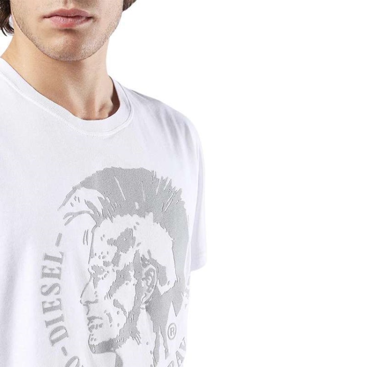 Diesel T Diego Fo Men's T Shirts Short Sleeve Crew Neck Casual Summer Cotton Tee Black/Navy/White/Blue/Red