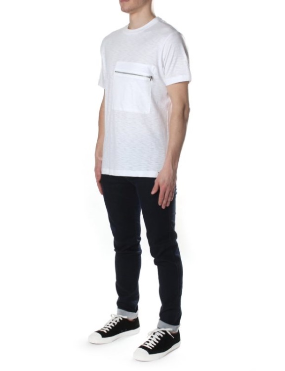 T Det Men's T Shirt Crew Neck Casual Summer Cotton Polo Casual Tees Diesel White