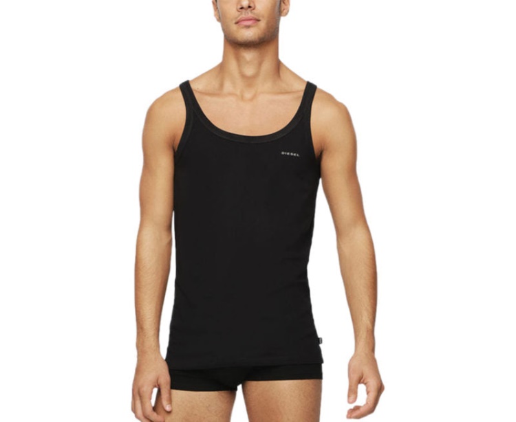 Diesel Bale Single Men's Tank Top Gym Muscle Bodybuilding Sleeveless Vest 1 Pack Grey/White/Black