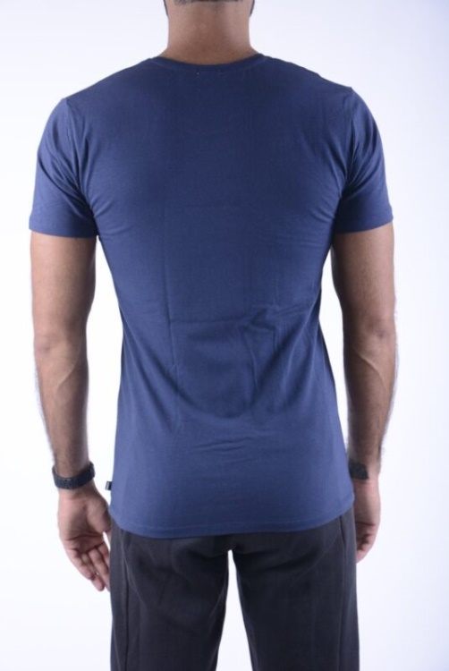 Umtee Randal Men's T Shirt 1X Pack Short Sleeve Crew Neck Basic Tees Diesel Navy/White/Grey