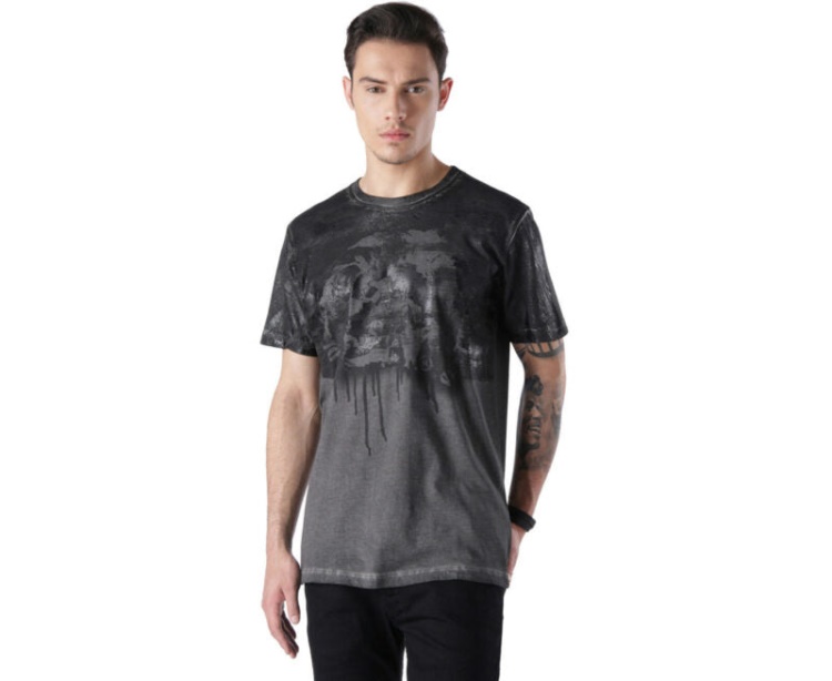 Diesel T Rodol Men's T Shirt Short Sleeve Crew Neck Graphic Print Casual Wear