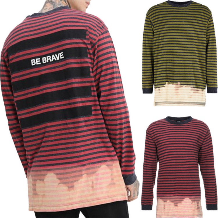 Diesel T Halo Men's T Shirt Crew Neck Casual Cotton Long Sleeve Summer Tees