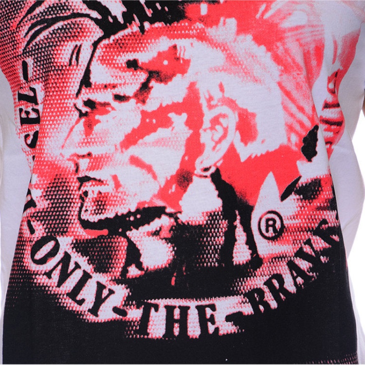 T9 Mohican 0W91B Men's T Shirt Crew Neck Short Sleeve Casual Cotton Tee Diesel