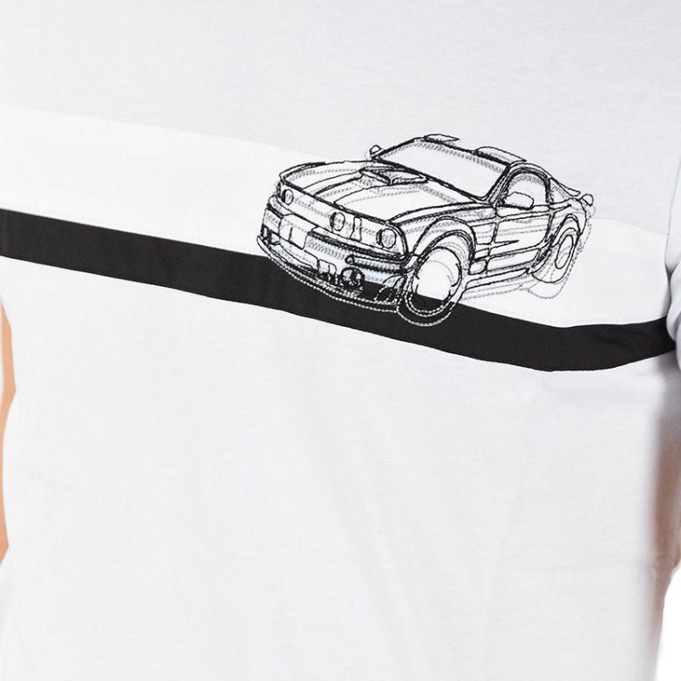 Diesel Black Gold Ty Stripescar Men's T-Shirt Short Sleeve Crew Neck Casual Tee