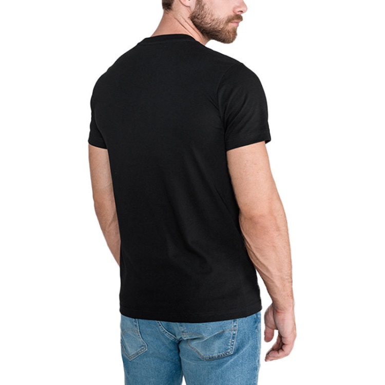 T Diego Bx2 Men's T-Shirt Crew Neck Short Sleeve Casual Black Cotton Tee Diesel