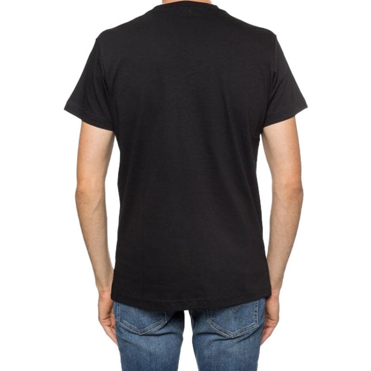T Diego Bx2 Men's T-Shirt Crew Neck Short Sleeve Casual Black Cotton Tee Diesel