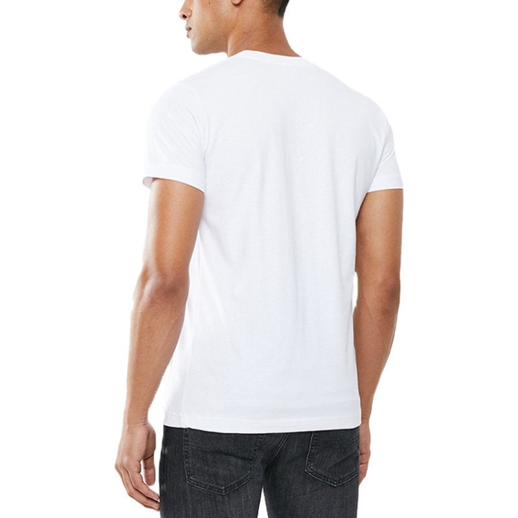 Diesel T Diego B6 Men's T Shirt Crew Neck Short Sleeve Casual Cotton Tee White