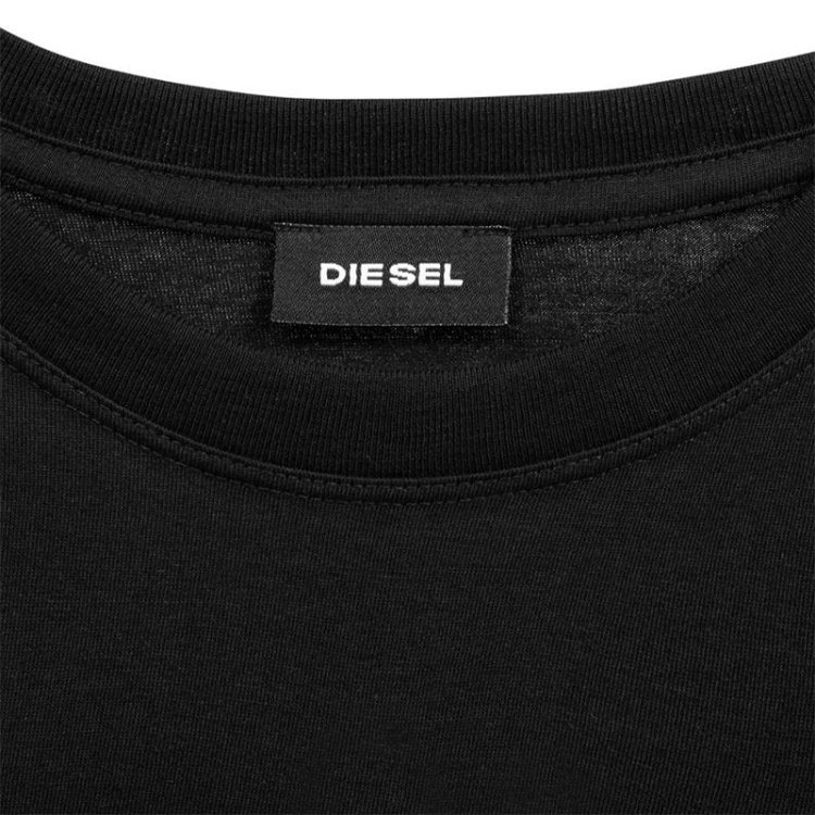 Diesel T Diego He Men's T-Shirt Crew Neck Short Sleeve Casual Black Summer Tee