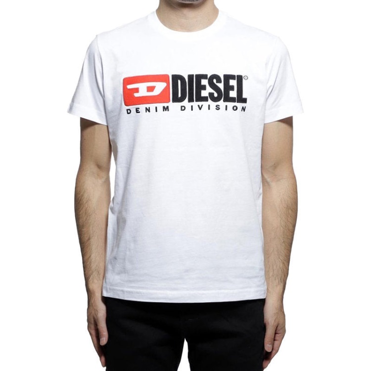 Black/Blue/Grey/White Diesel T Diego Division Men's T Shirt Short Sleeve Tee Casual Cotton Summer Top