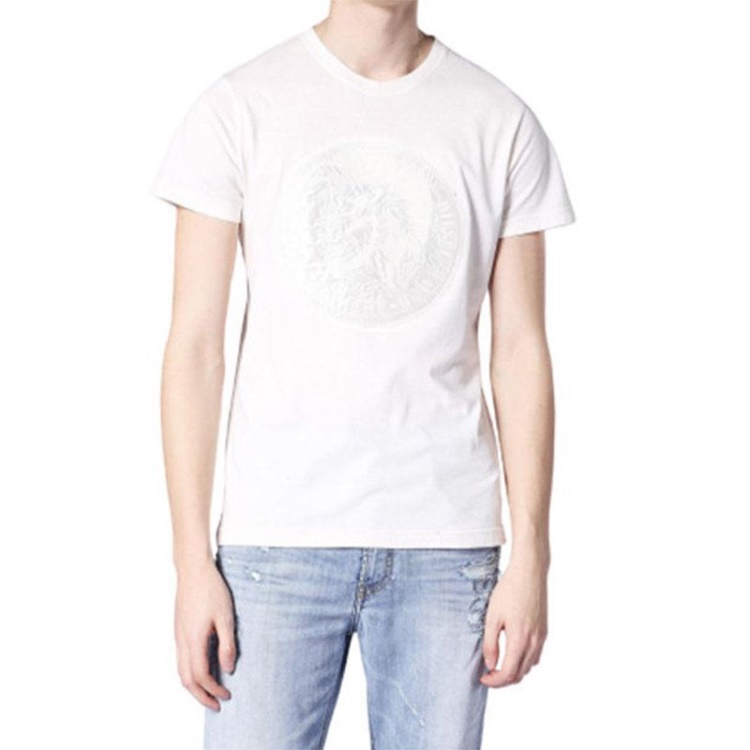 T Diego Sk Men's T Shirt Cotton Crew Neck Casual Summer Short Sleeve Tee Diesel