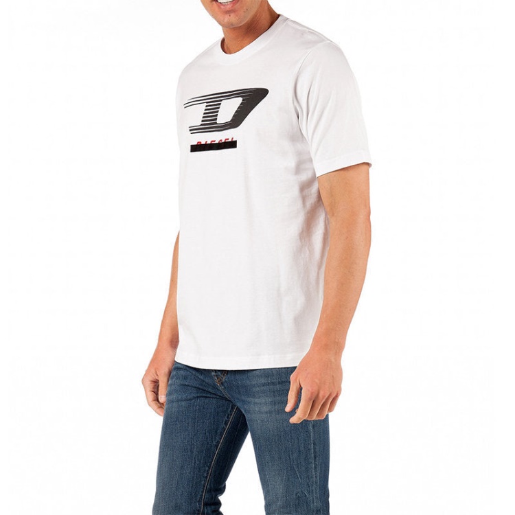 T Just Y4 Men's T Shirt Crew Neck Short Sleeve Casual Cotton Tee Diesel