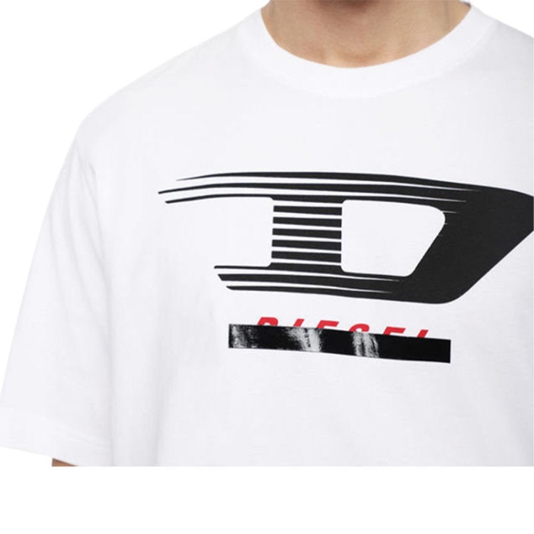 T Just Y4 Men's T Shirt Crew Neck Short Sleeve Casual Cotton Tee Diesel