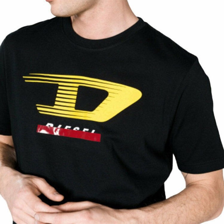 T Just Y4 Men's T Shirt Crew Neck Short Sleeve Casual Cotton Tee Diesel