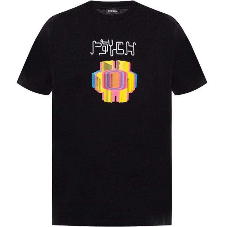 Diesel T Just Y6 Men's T Shirt Short Sleeve Crew Neck Casual Summer Cotton Tees