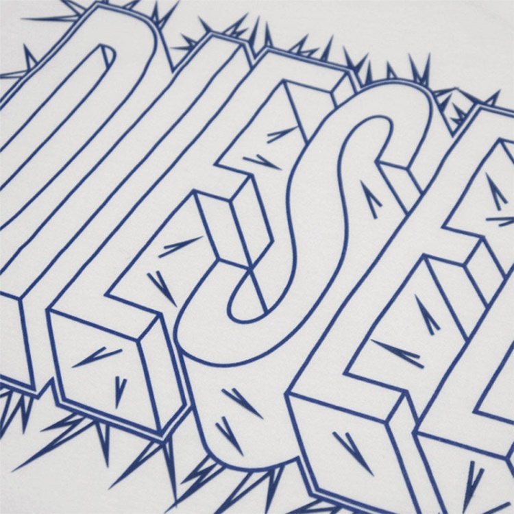 Diesel T Diego Sl Men's T Shirt Short Sleeve Crew Neck Casual Summer Cotton Tees