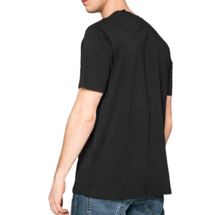 T Cereck Men's T Shirt Crew Neck Regular Fit Soft Cotton Summer Casual Tee Diesel Black/Red/Blue