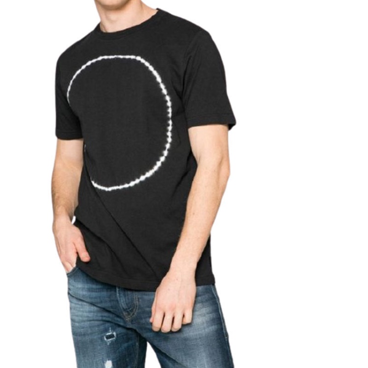 T Cereck Men's T Shirt Crew Neck Regular Fit Soft Cotton Summer Casual Tee Diesel Black/Red/Blue