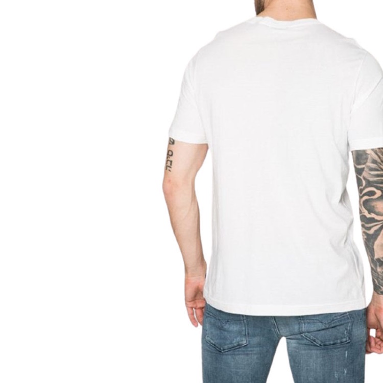 T Cereck Men's T Shirt Crew Neck Regular Fit Soft Cotton Summer Casual Tee Diesel Black/Red/Blue