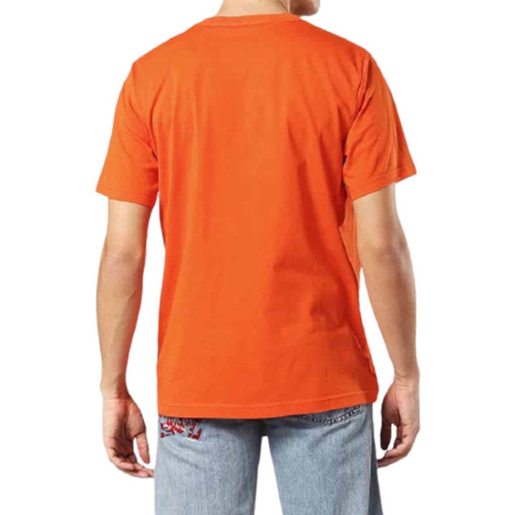 T Cereck Men's T Shirt Crew Neck Regular Fit Soft Cotton Summer Casual Tee Diesel Black/Red/Blue