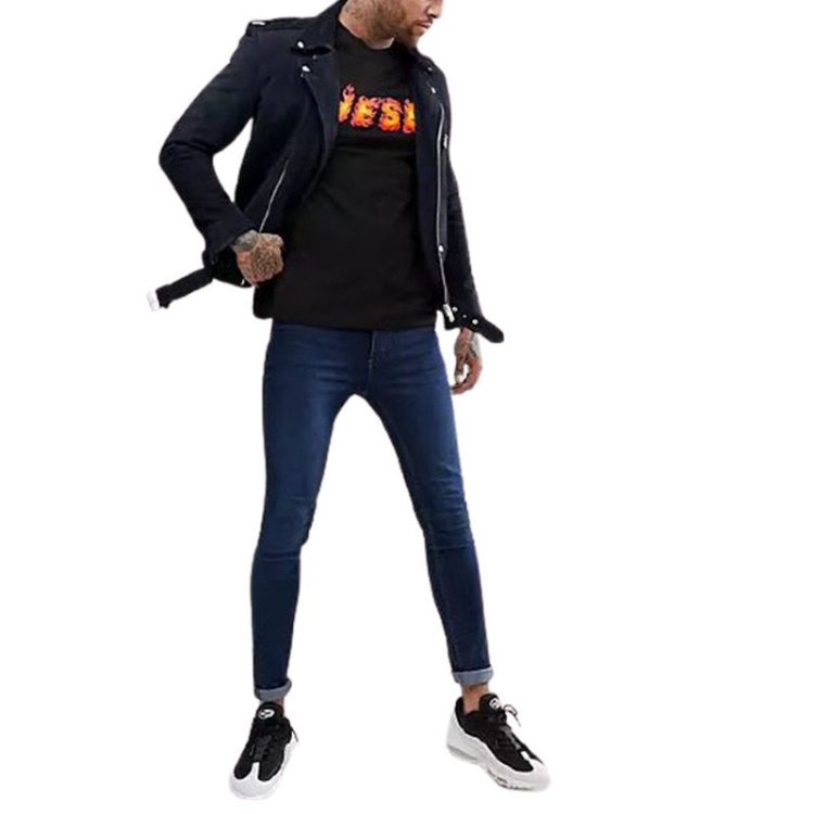 Diesel T Just Sh Men's T Shirt Crew Neck Graphic Printed Casual Summer Cotton Tee Red/Black/Blue