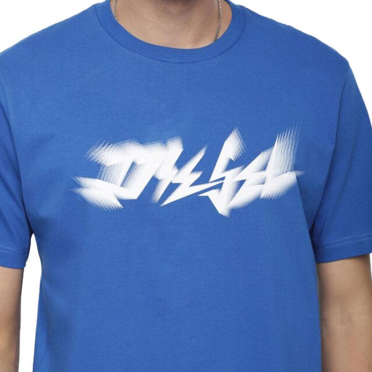 T Just Xk Men's T Shirt Short Sleeve Crew Neck Casual Summer Cotton Tees Diesel Blue/Mint Green/Dark Grey