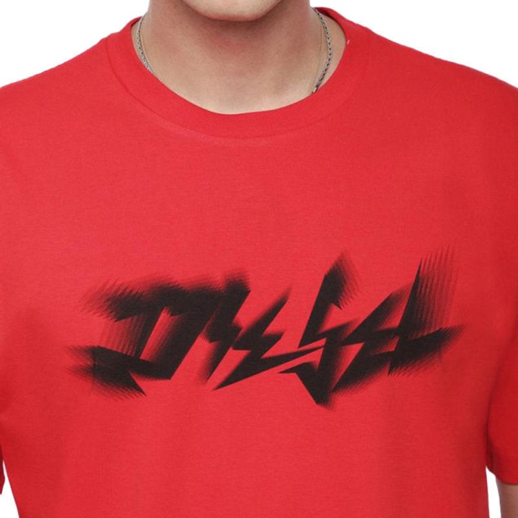 T Just Xk Men's T Shirt Short Sleeve Crew Neck Casual Summer Cotton Tees Diesel Blue/Mint Green/Dark Grey