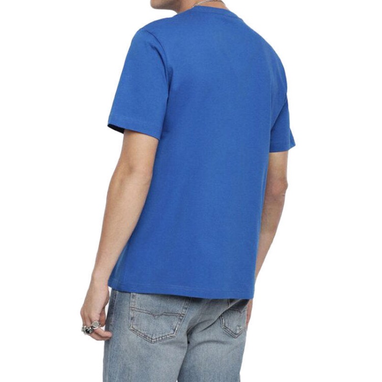 T Just Xk Men's T Shirt Short Sleeve Crew Neck Casual Summer Cotton Tees Diesel Blue/Mint Green/Dark Grey