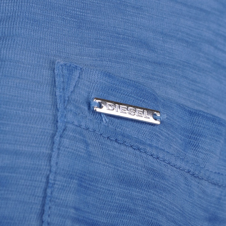 T Longer Men's T Shirt Short Sleeve Crew Neck Casual Summer Cotton Tees Diesel