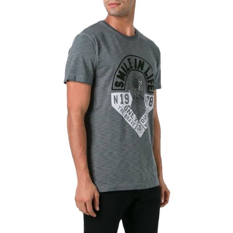 Diesel T Diego Hm Men's T Shirt Short Sleeve Crew Neck Casual Summer Cotton Tees Black/White/Blue