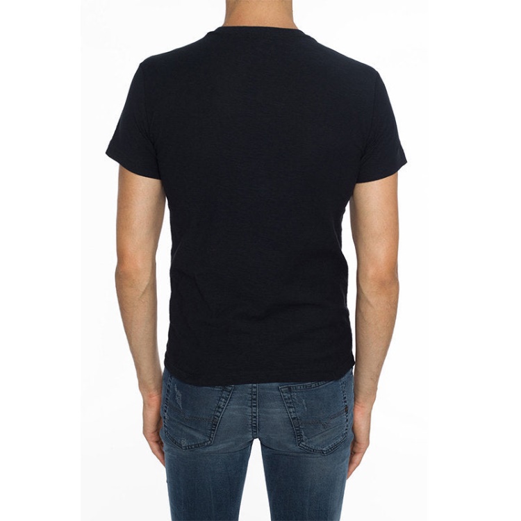 T Diego Qd Men's T Shirt Short Sleeve Crew Neck Casual Summer Cotton Tees Diesel Black/White/Navy