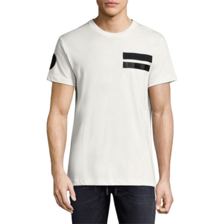 Black/Pink Diesel T Patrol Men's T Shirt Short Sleeve Crew Neck Casual Summer Cotton Tees