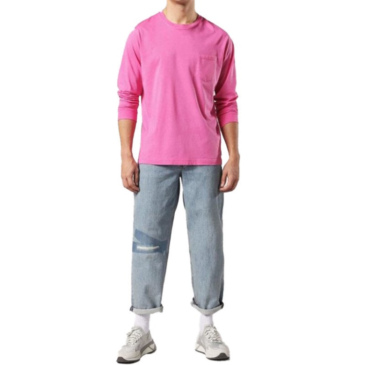 T Avon Ls Men's T Shirt Long Sleeve Crew Neck Casual Summer Cotton Tees Diesel