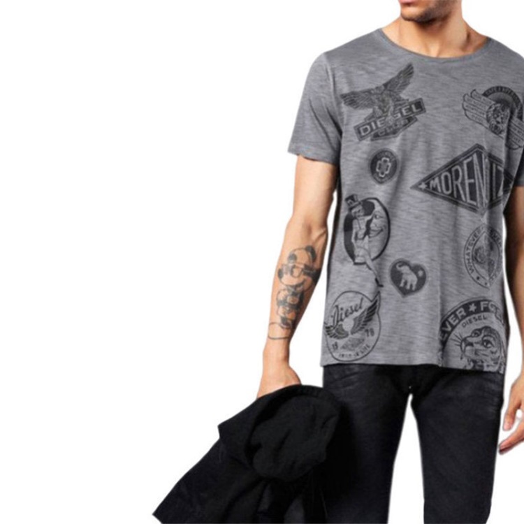 Diesel T Joe Dc Gf Men's T Shirt Short Sleeve Crew Neck Casual Cotton Summer Tee