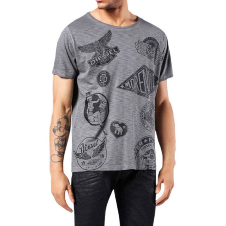 Diesel T Joe Dc Gf Men's T Shirt Short Sleeve Crew Neck Casual Cotton Summer Tee