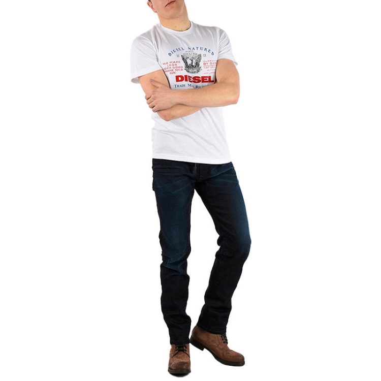 T Logys Hemd Men's T Shirts Crew Neck Short Sleeve Casual Cotton Tee Diesel